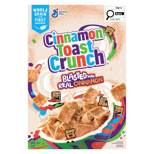 Cinnamon Toast Crunch Cereal Whole Grains Real Cinnamon 354 g