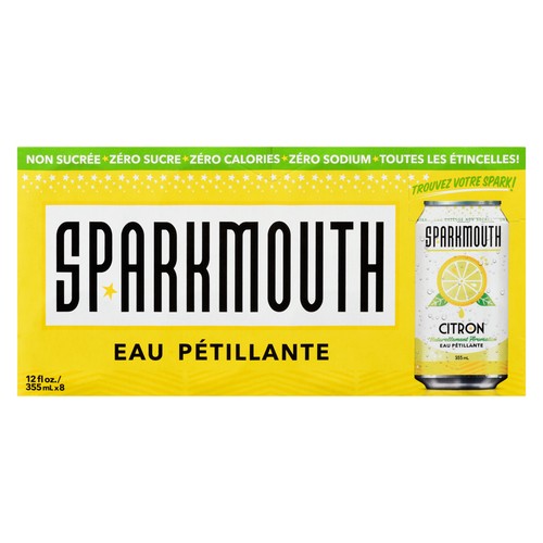 Sparkmouth Lemon Sparkling Water 355 ml