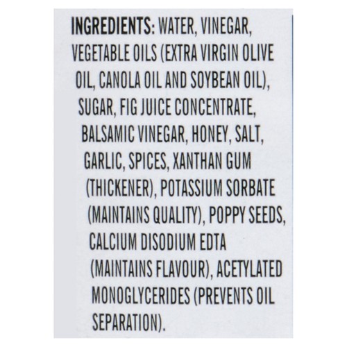 Kraft Salad Dressing Fig Balsamic With Extra Virgin Olive Oil 475 ml