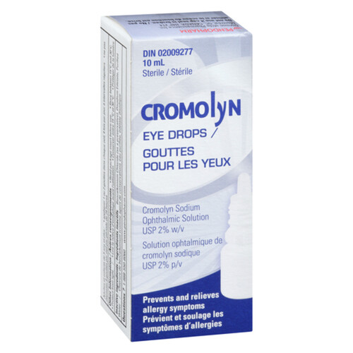 Cromolyn Eye Drops OPHT Solution 2% USP 10 ml