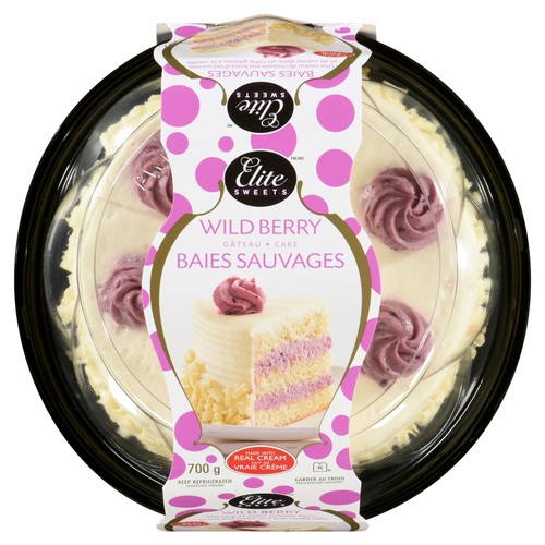 Elite Sweets Cake Wild Berry Mousse 6-Inch 700 g (frozen)