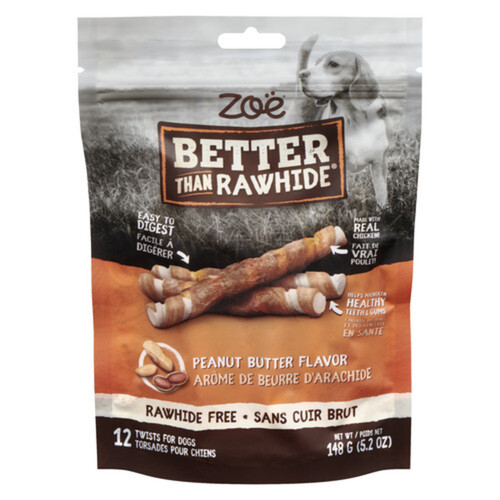Zoe Dog Treat Peanut Butter 12 Pack