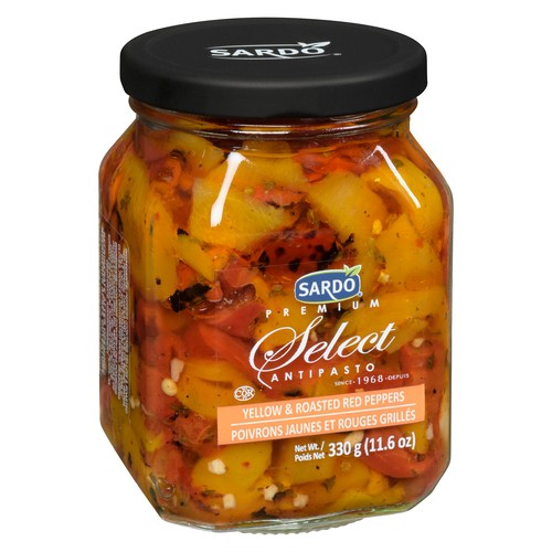 Sardo Peppers Roasted Red & Yellow 330 g