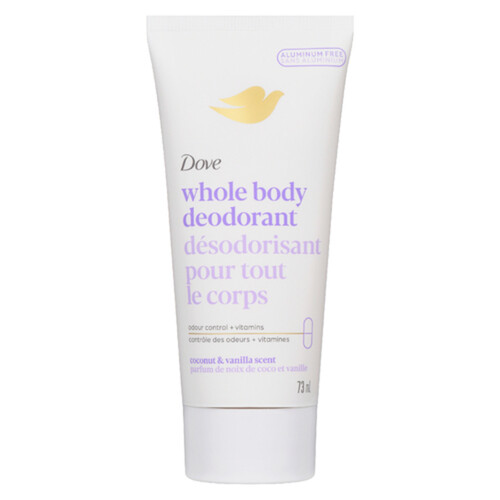 Dove Whole Body Deodorant Vanilla Coconut 73 ml