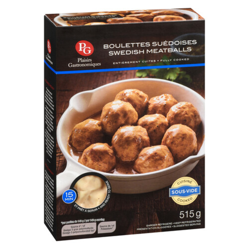 Plaisirs Gastronomiques Swedish Meatballs Pork 515 g