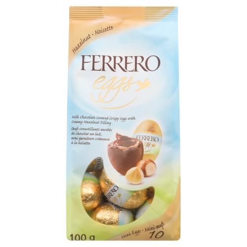 Ferrero Mini Eggs Milk Chocolate With Hazelnut Cream 100 g