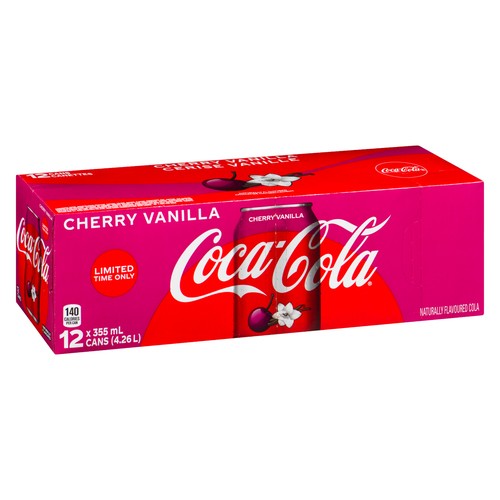 Coca-Cola Soft Drink Cherry Vanilla 355 ml 