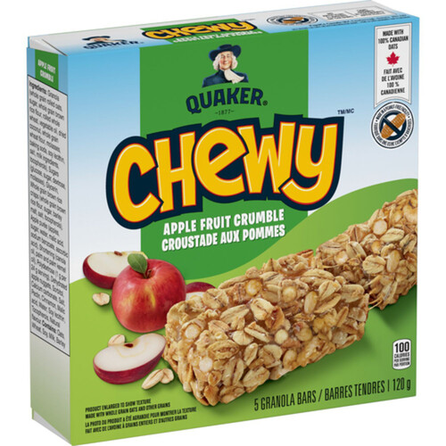 Quaker Chewy Granola Bars Apple Fruit Crumble 120 g