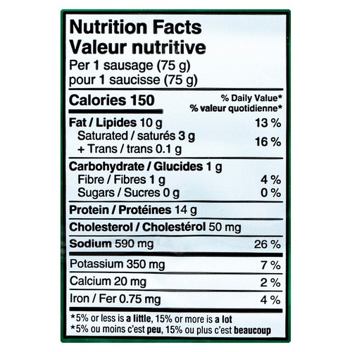 Zabiha Halal Italian Chicken Sausages Spicy 375 g