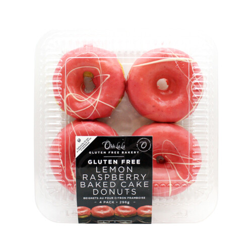 OhhLaLa Gluten-Free Cake Donuts Lemon Raspberry 296 g