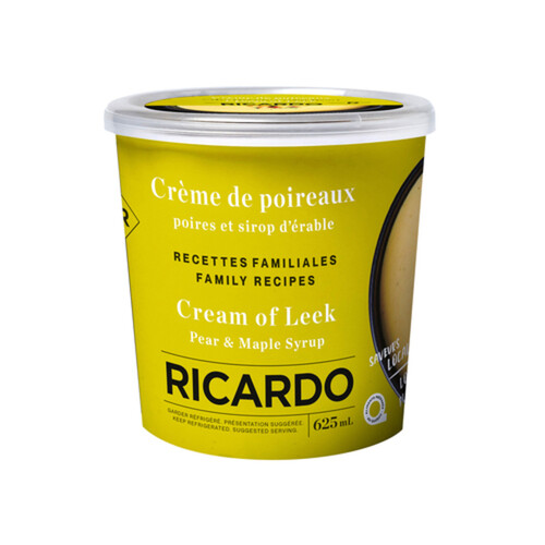 RICARDO Soup Cream Of Leek With Pear & Maple Syrup 625 ml