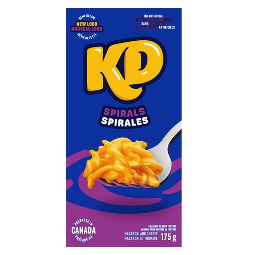 Kraft Dinner Macaroni And Cheese Spirals 175 g