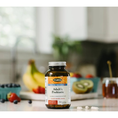 Flora Gluten-Free Super Adult's Probiotic Vegetarian Capsules 60 Count