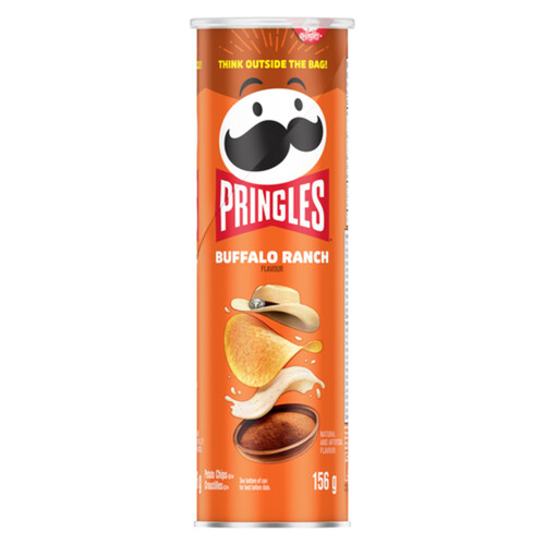 Pringles Canned Potato Chips Buffalo Ranch 156 g 