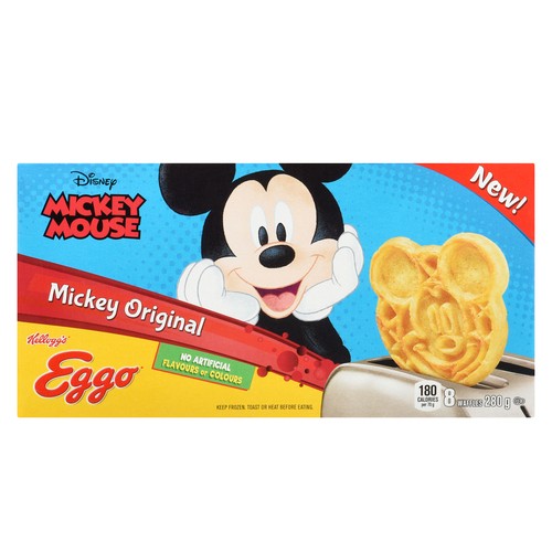 Kellogg's Eggo Frozen Waffles Mickey Original 280 g