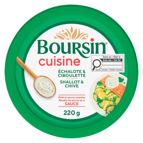 Boursin Cuisine Shallot & Chive Cheese 220 g