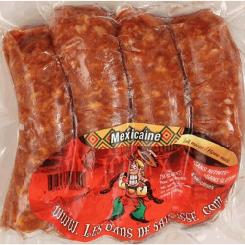 The Sausage Guys Frozen Sausage Mexican Red Spicy 325 g