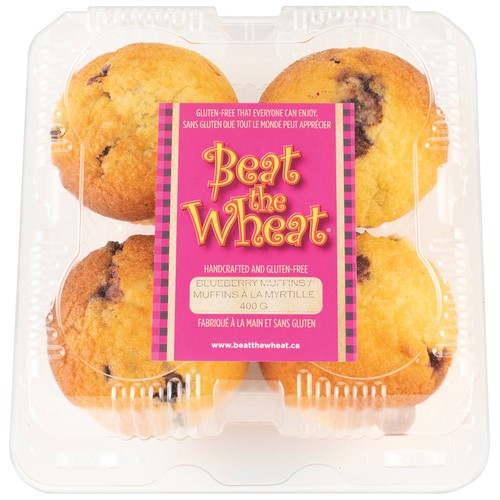 Beat the Wheat Gluten-Free Muffins Blueberry 4 x 75 g