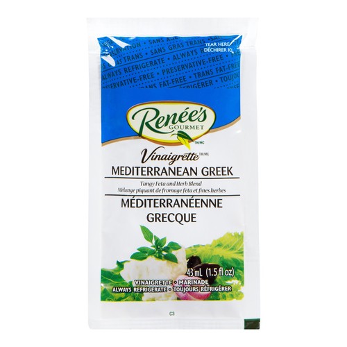 Renee's Salad Dressing Vinaigrette Mediterranean Greek 43 ml