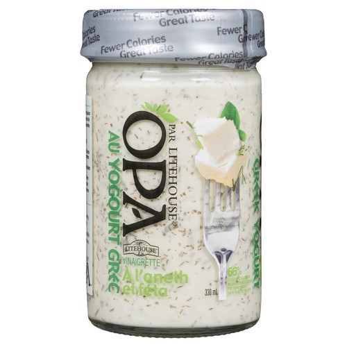 Litehouse OPA Greek Yogurt Dressing Feta Dill 330 ml