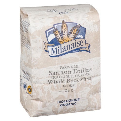 La Milanaise Organic Flour Whole Buckwheat 2 kg