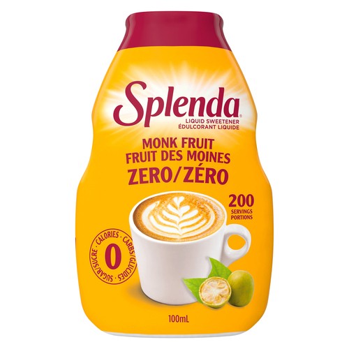 Splenda Zero Calorie Liquid Sweetener Monk Fruit 100 ml