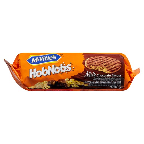 McVities Hob Nobs Milk Chocolate 300 g