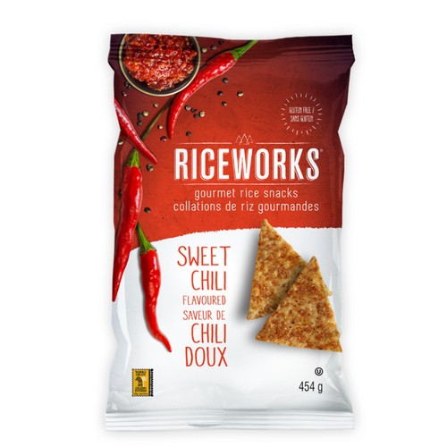 Riceworks Brown Rice Snack Sweet Chili 454 g