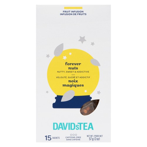 Davids Tea Caffeine-Free Forever Nuts 15 Sachets 57 g