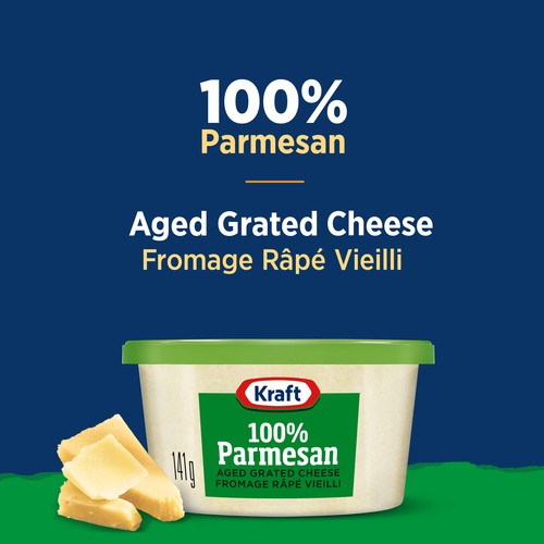 Kraft Aged Grated Cheese 100% Parmesan 141 g