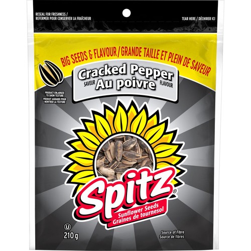 Spitz Sunflower Seeds Cracked Pepper Flavour 210 g