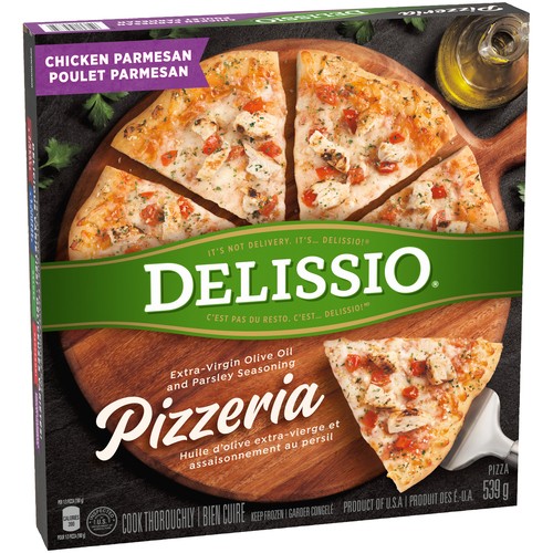 Delissio Frozen Pizza Pizzeria Chicken Parmesan 539 g
