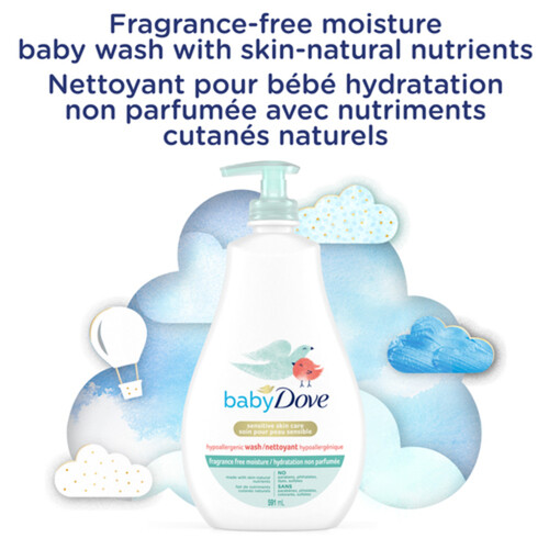 Baby Dove Tip To Toe Baby Wash Sensitive Moisture For Eczema Prone Skin 591 ml