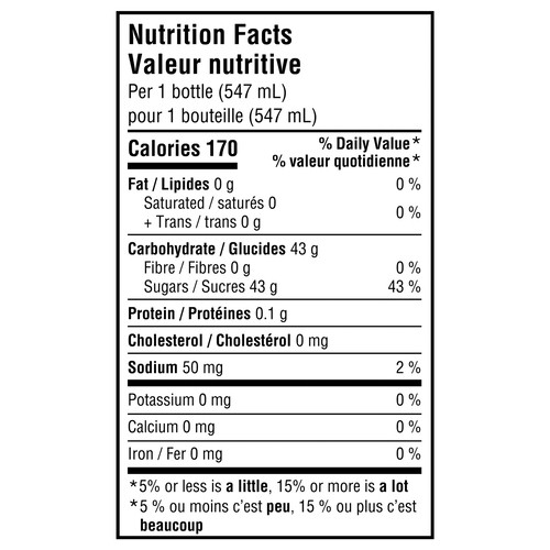 Gold Peak Iced Tea Raspberry 547 ml (bottle) 