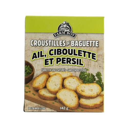 Farm Boy Baguette Crisps Garlic Chives & Parsley 142 g