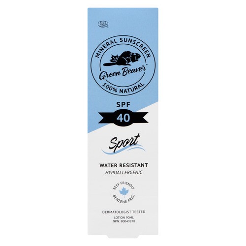 The Green Beaver Company Mineral Sunscreen Lotion SPF 40 Fragrance Free 90 ml