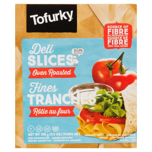Tofurky Vegan Oven Roasted Deli Slices 156 g