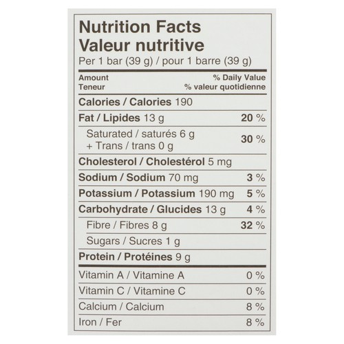Love Good Fats Snack Bar Cookies & Cream 12 x 39 g