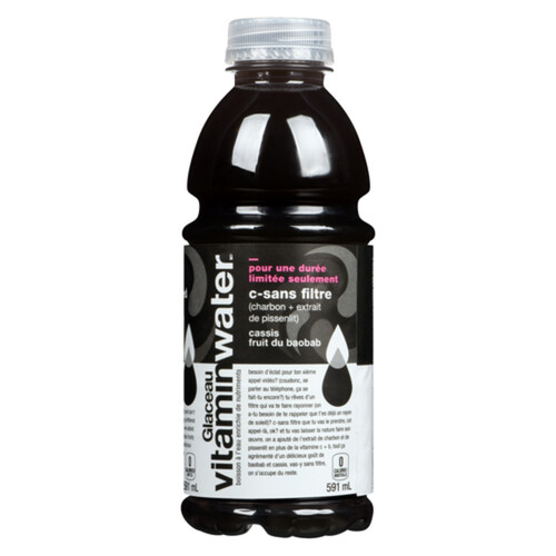 Glacéau B-Unfiltered Vitaminwater  Blackcurrant Baobab 591 ml (bottle)