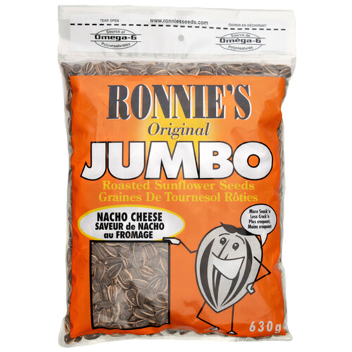 Ronnies Sunflower Seeds Nacho Cheese Jumbo 630 g