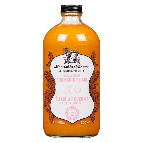 Moonshine Mama's Turmeric Elixir Strawberry 500 ml (bottle)