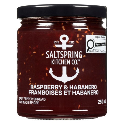 SaltSpring Kitchen Ltd Spicy Spread Raspberry and Habanero 250 ml