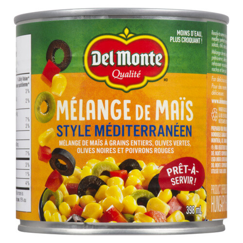 Del Monte Canned Corn Medley Mediterranean Style 398 ml