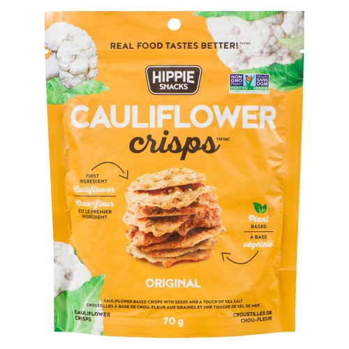 Hippie Snacks Cauliflower Crisps Original 70 g