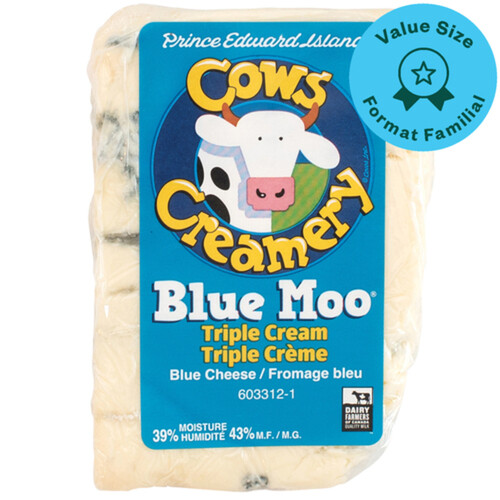 Cows Creamery Cheese Blue Moo Triple Creamy Value Size 1 kg