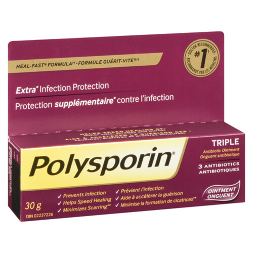 Polysporin Triple Antibiotic Ointment 30 g