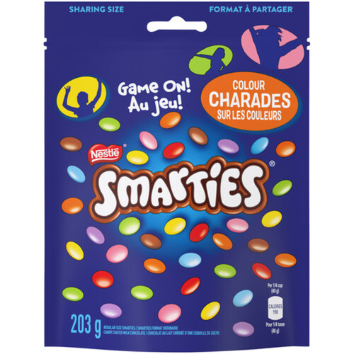 Smarties Chocolate Resealable Pouch 203 g