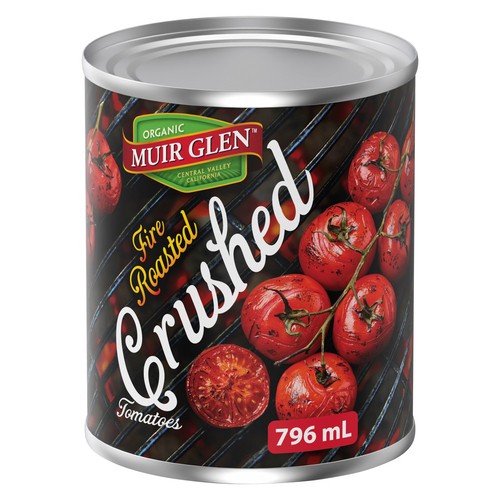 Muir Glen Organic Crushed Tomatoes Fire Roasted 796 ml