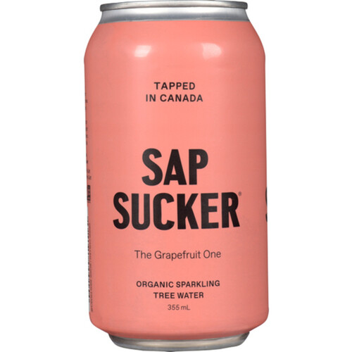 Sapsucker Sparkling Water Beverage The Grapefruit One 4 × 355 ml (Cans)