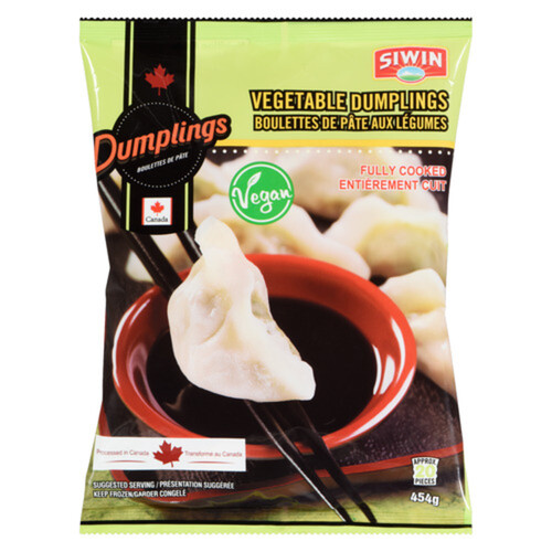 Siwin Frozen Dumplings Vegetable 454 g 